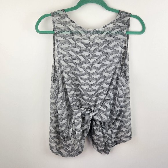 BB Dakota Geometric Print Sheer Tunic Tank Top sz M - Picture 3 of 7